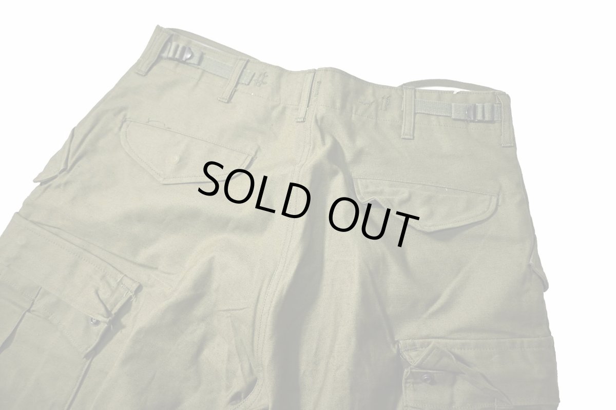 画像4: 60s Deadstock Us Army M-65 Field Pants Olive Aluminum Zipper (4)
