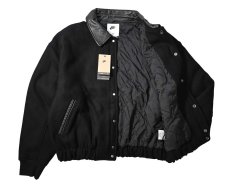 画像4: Nike Solo Swoosh Wool Varsity Jacket Black (4)
