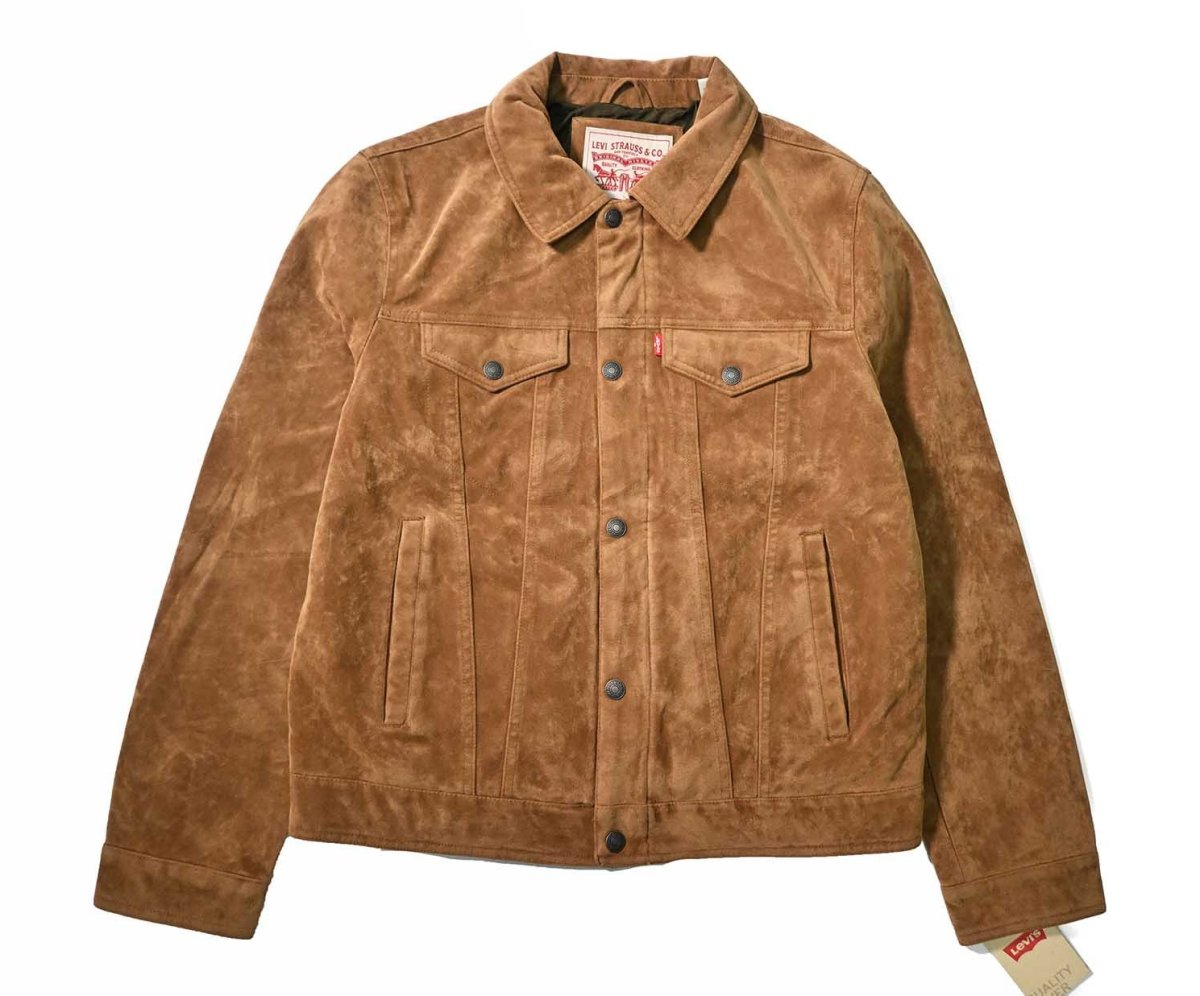 画像1: Levi's Faux Suede Trucker Jacket リーバイス (1)