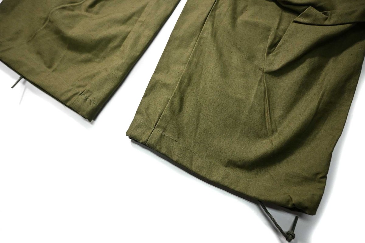 画像3: 60s Deadstock Us Army M-65 Field Pants Olive Aluminum Zipper (3)