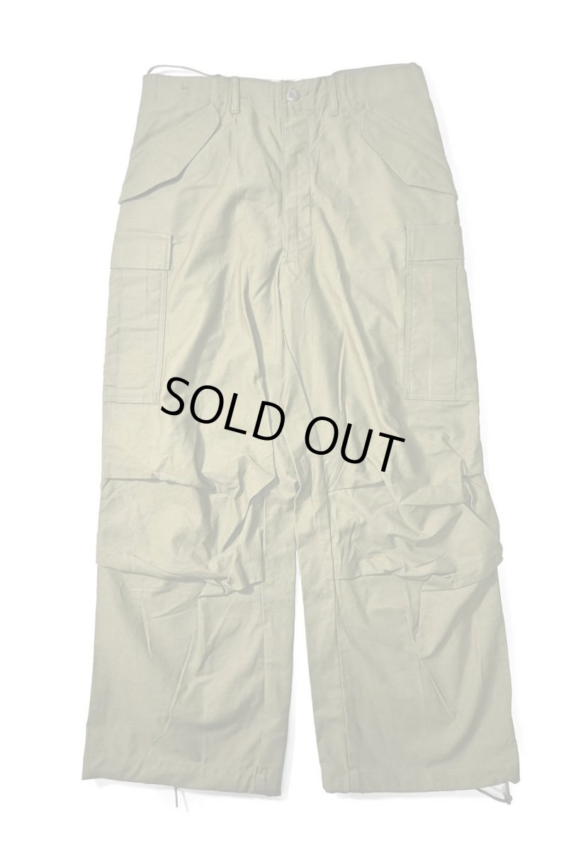 画像1: 60s Deadstock Us Army M-65 Field Pants Olive Aluminum Zipper (1)