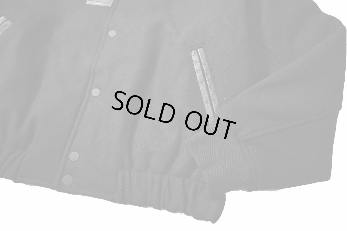 画像3: Nike Solo Swoosh Wool Varsity Jacket Black (3)