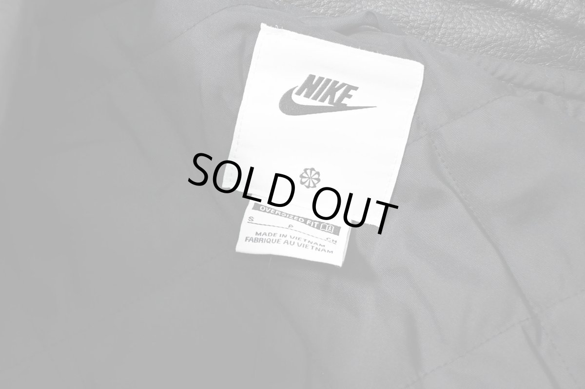 画像5: Nike Solo Swoosh Wool Varsity Jacket Black (5)