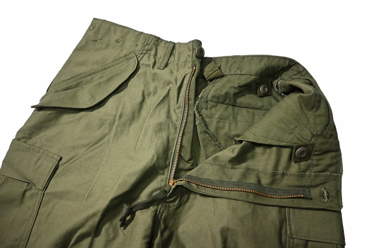 画像6: 70s Deadstock Us Army M-65 Field Pants Olive Brass Zipper (6)