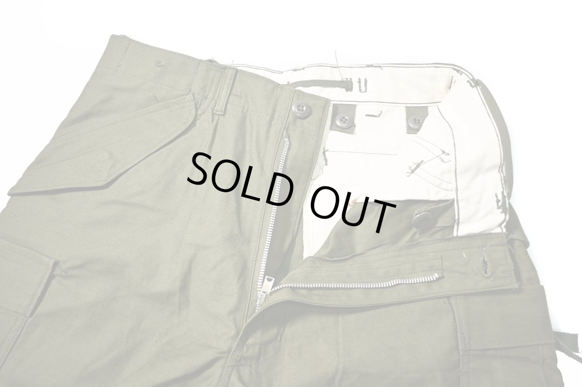 画像6: 60s Deadstock Us Army M-65 Field Pants Olive Aluminum Zipper (6)