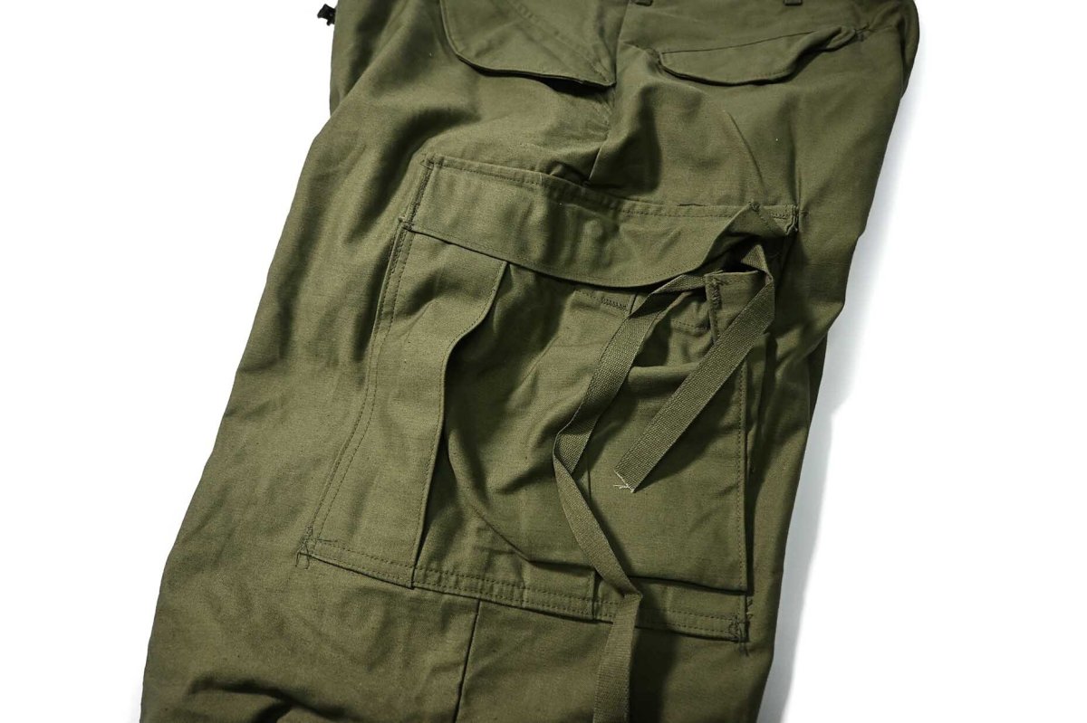 画像5: 70s Deadstock Us Army M-65 Field Pants Olive Brass Zipper (5)