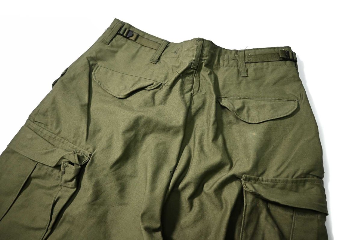 画像4: 70s Deadstock Us Army M-65 Field Pants Olive Brass Zipper (4)