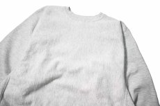 画像2: 90s Used Champion Reverse Weave Sweat Shirt Ash made in USA 目無し (2)