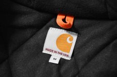 画像5: Deadstock Carhartt Duck Thermal Lined Active Jacket Blaze Orange made in USA (5)