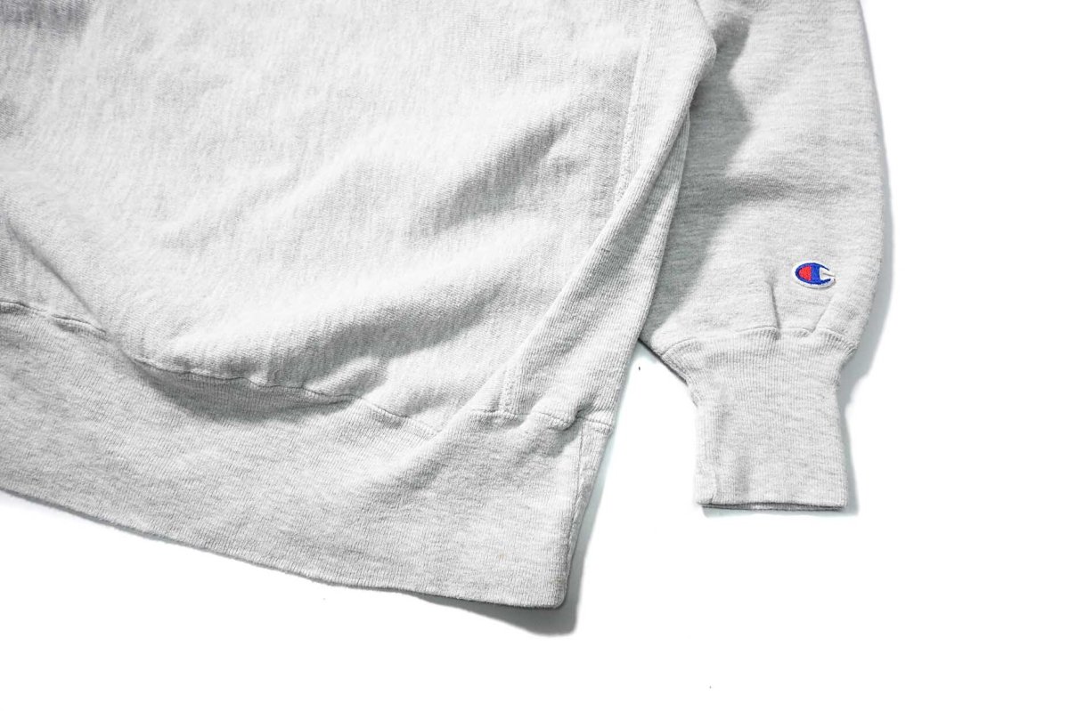 画像3: 90s Used Champion Reverse Weave Sweat Shirt Ash made in USA 目無し (3)