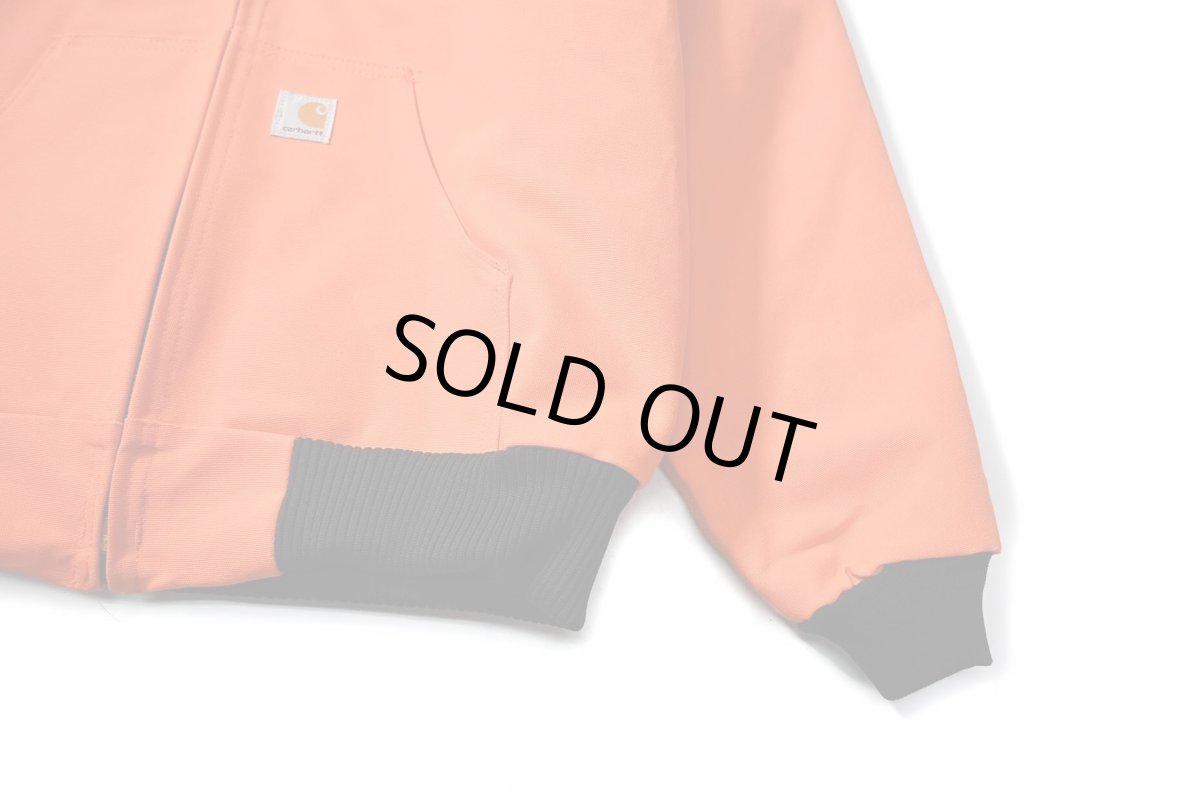 画像3: Deadstock Carhartt Duck Thermal Lined Active Jacket Blaze Orange made in USA (3)