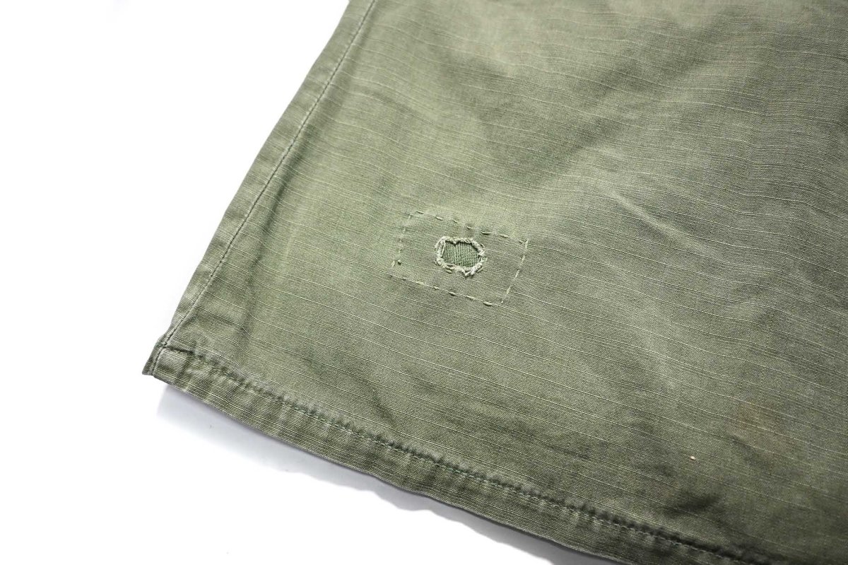 画像6: Used Us Military Ripstop Poplin Jungle Fatigue Jacket (6)