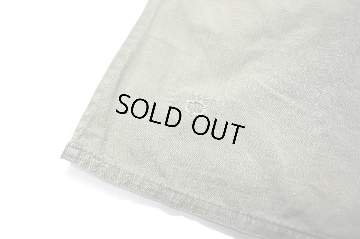 画像6: 60s Used Us Military Ripstop Poplin Jungle Fatigue Jacket (6)