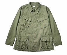 画像1: Used Us Military Ripstop Poplin Jungle Fatigue Jacket (1)