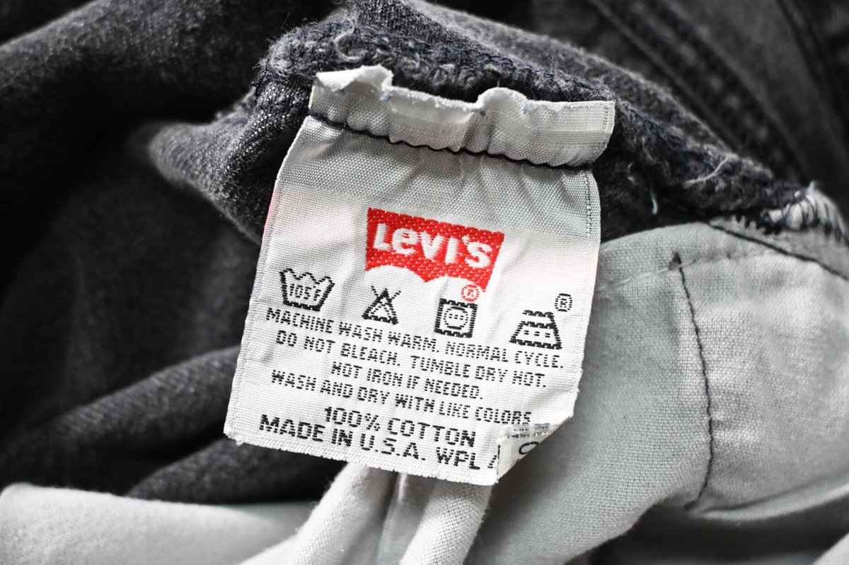 画像7: 96' Used Levi's 501 Denim Pants Black made in USA リーバイス (7)