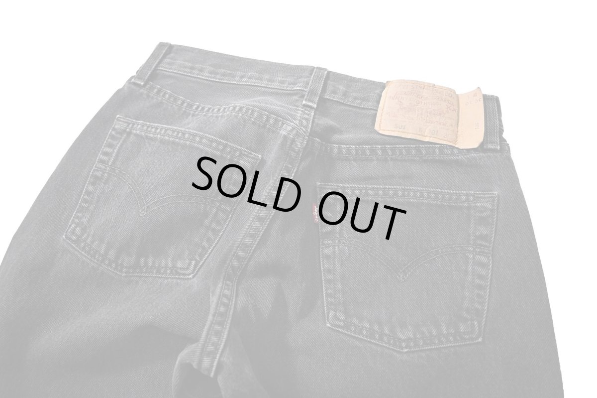 画像4: 99' Used Levi's 501 Denim Pants Black made in USA リーバイス (4)