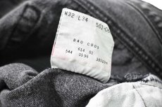 画像8: 96' Used Levi's 501 Denim Pants Black made in USA リーバイス (8)