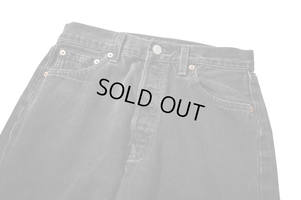 画像2: 99' Used Levi's 501 Denim Pants Black made in USA リーバイス (2)