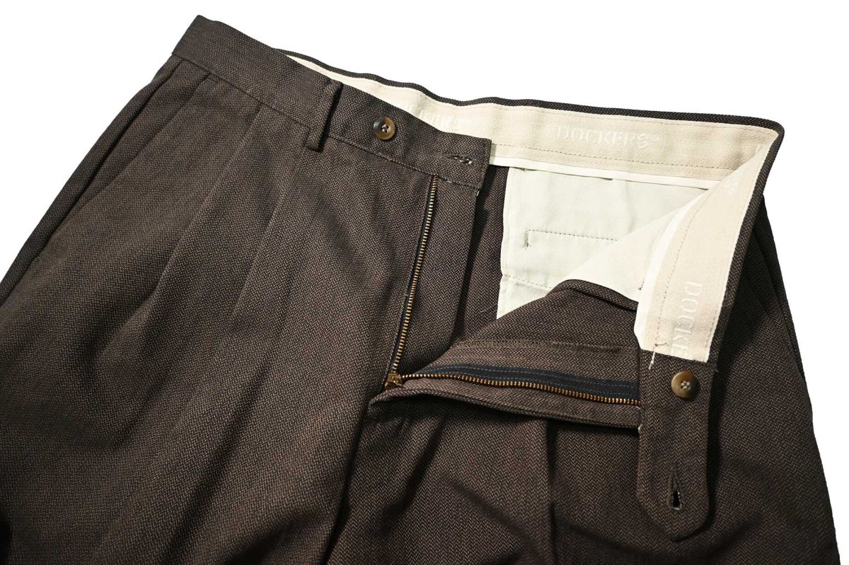 画像5: Used Dockers Pleated Cotton Trouser (5)