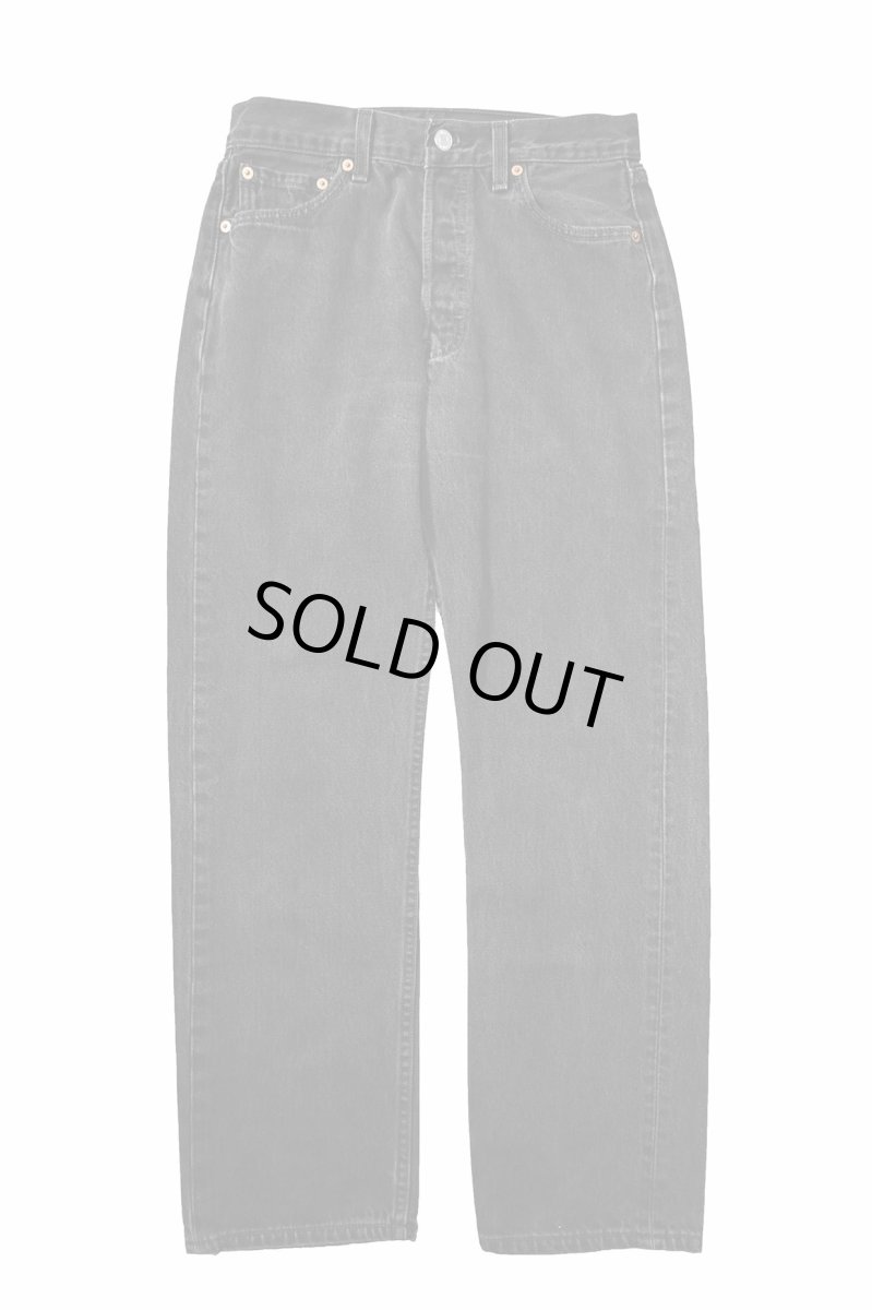 画像1: 99' Used Levi's 501 Denim Pants Black made in USA リーバイス (1)