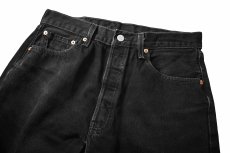 画像2: 80s-90s Used Levi's 501 Denim Pants Black made in USA リーバイス (2)
