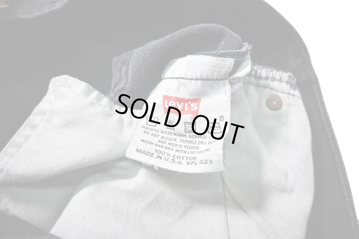 画像7: 99' Used Levi's 501 Denim Pants Black made in USA リーバイス (7)