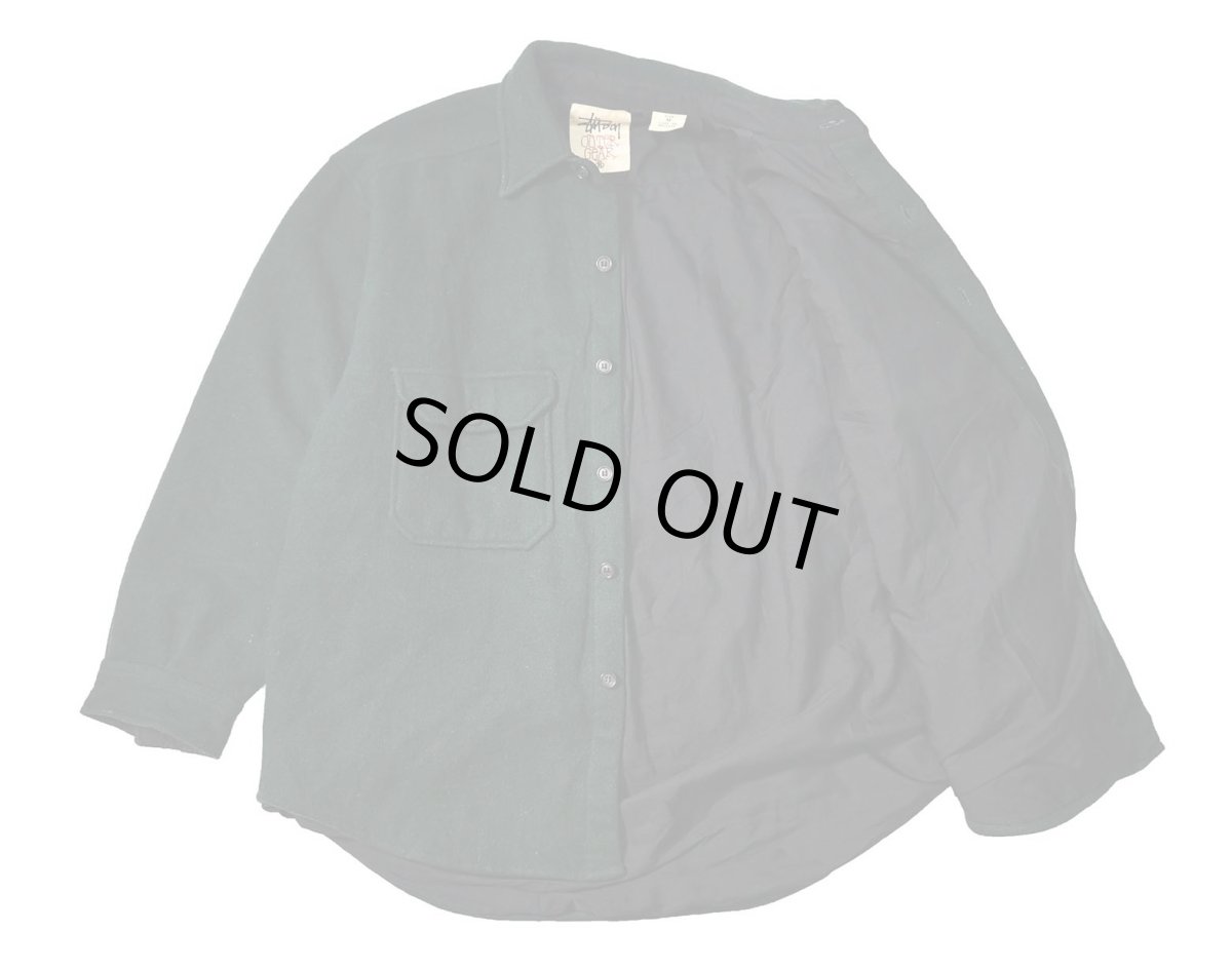 画像5: 90s Used Stussy Wool Shirt Jacket (5)