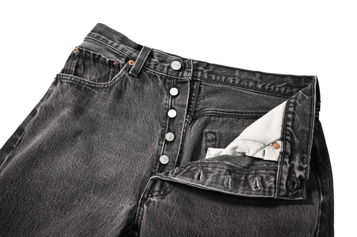 画像6: 96' Used Levi's 501 Denim Pants Black made in USA リーバイス (6)