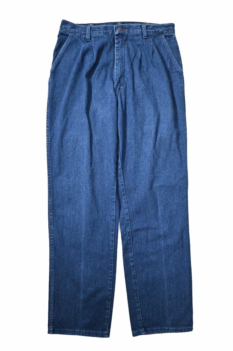画像1: Used Wrangler Pleated Denim Trouser made in USA (1)