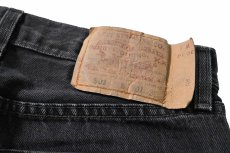 画像5: 99' Used Levi's 501 Denim Pants Black made in USA リーバイス (5)