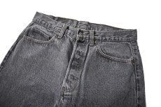 画像2: 87' Used Levi's 501 Denim Pants Black made in USA リーバイス (2)