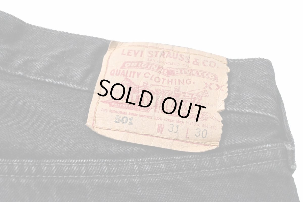 画像5: 96' Used Levi's 501 Denim Pants Black made in USA リーバイス (5)
