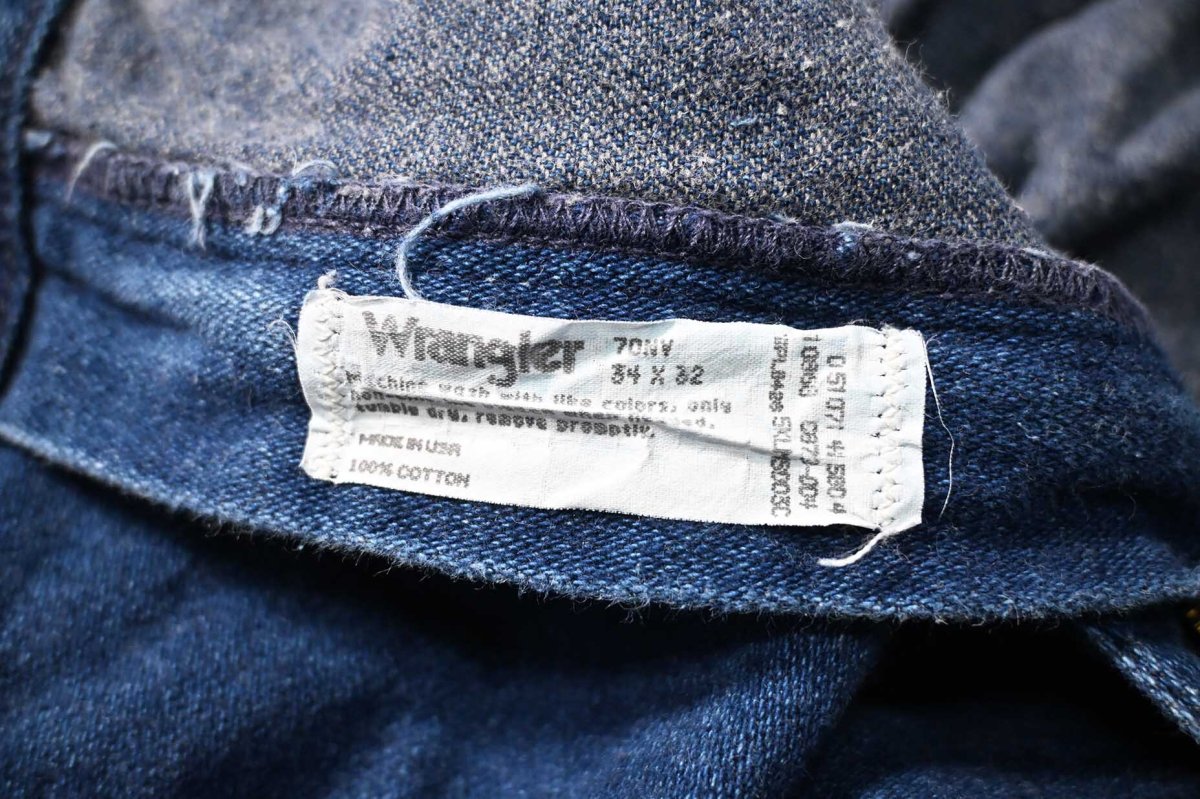 画像6: Used Wrangler Pleated Denim Trouser made in USA (6)