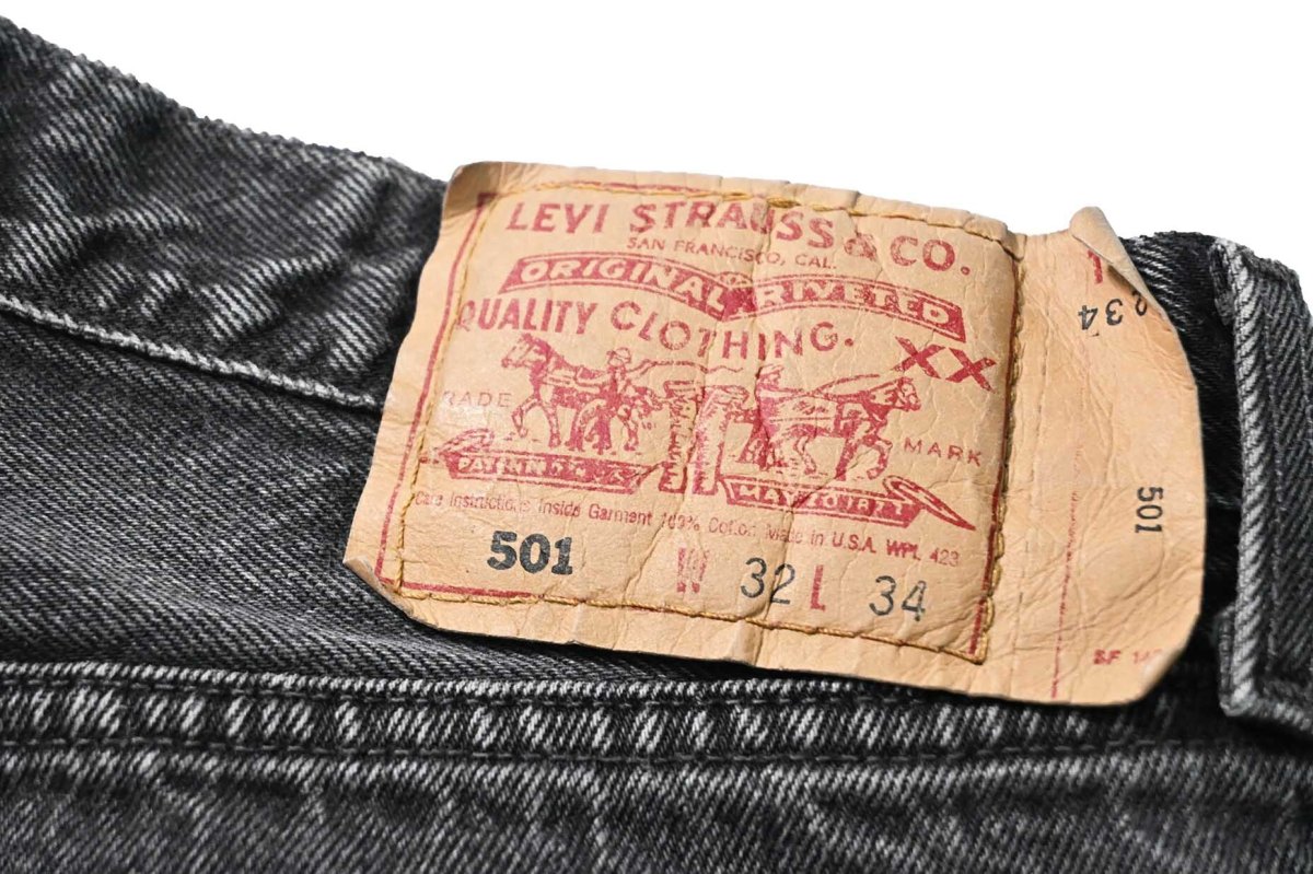 画像5: 96' Used Levi's 501 Denim Pants Black made in USA リーバイス (5)