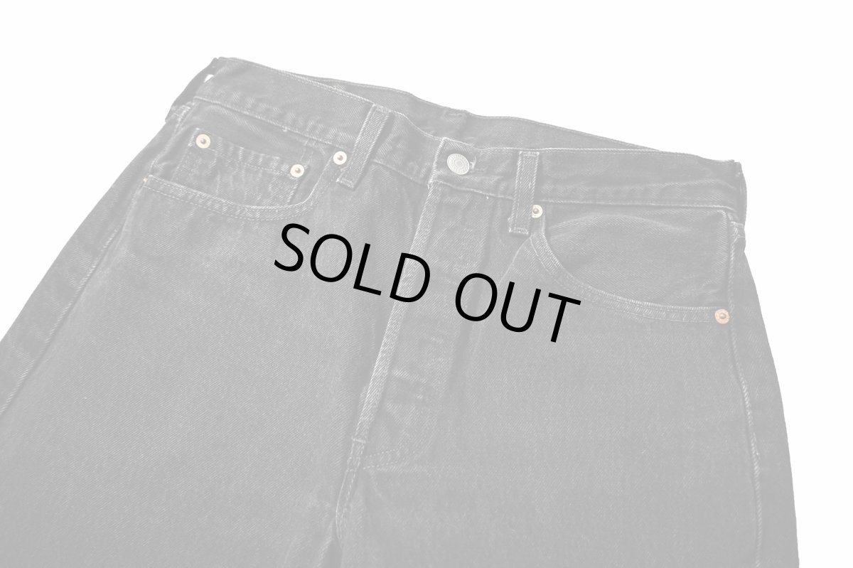 画像2: 96' Used Levi's 501 Denim Pants Black made in USA リーバイス (2)