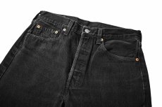 画像2: 96' Used Levi's 501 Denim Pants Black made in USA リーバイス (2)