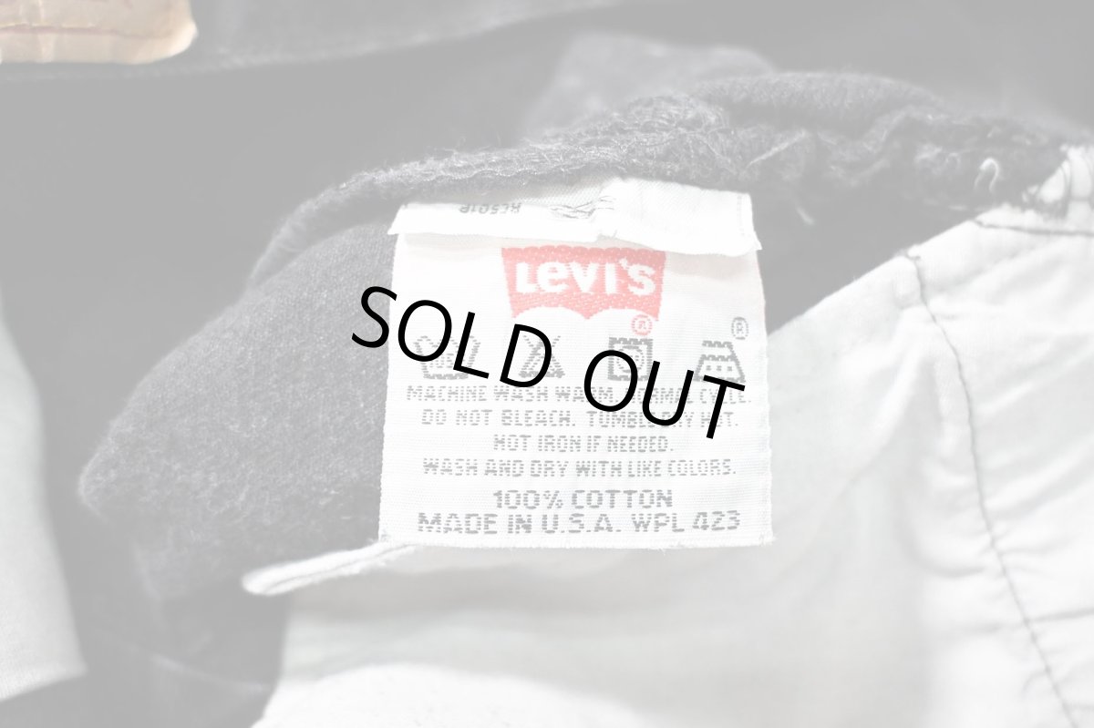 画像7: 96' Used Levi's 501 Denim Pants Black made in USA リーバイス (7)