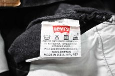 画像7: 96' Used Levi's 501 Denim Pants Black made in USA リーバイス (7)