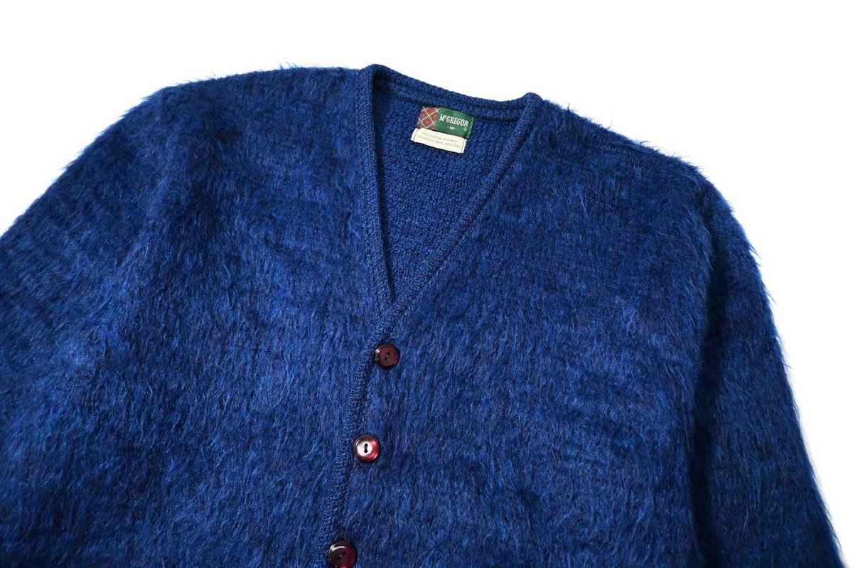 画像2: 70s Used McGREGOR Mohair Knit Cardigan (2)