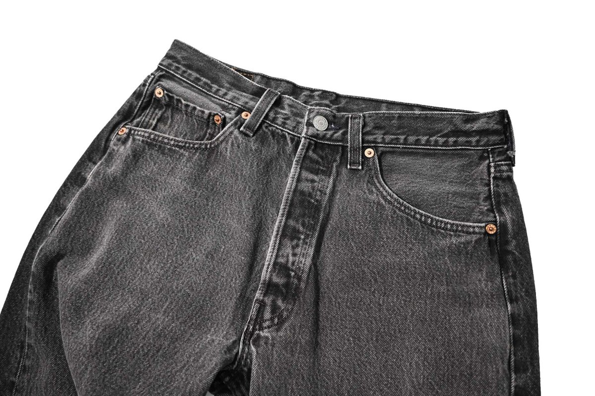 画像2: 96' Used Levi's 501 Denim Pants Black made in USA リーバイス (2)