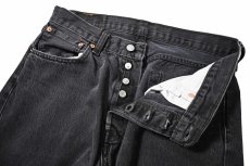 画像6: Used Levi's 501 Denim Pants Black リーバイス (6)