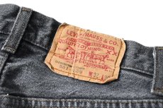 画像5: 87' Used Levi's 501 Denim Pants Black made in USA リーバイス (5)