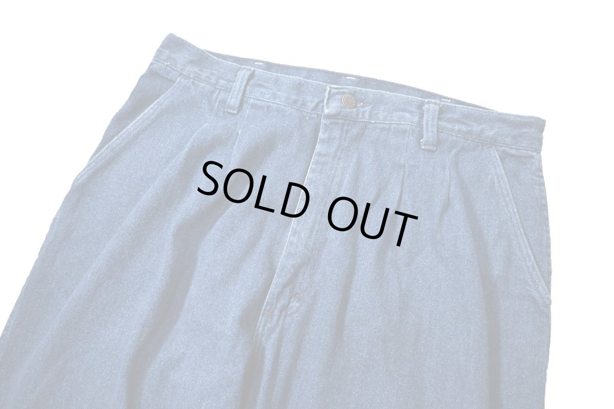 画像2: Used Wrangler Pleated Denim Trouser made in USA (2)