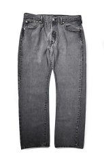 画像1: Used Levi's 501 Denim Pants Black リーバイス (1)