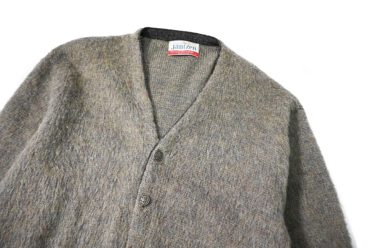 画像3: 60s Used Jantzen Mohair Knit Cardigan made in USA (3)