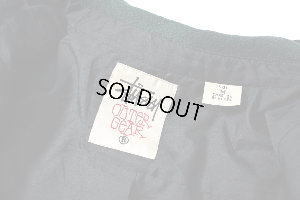 画像6: 90s Used Stussy Wool Shirt Jacket (6)