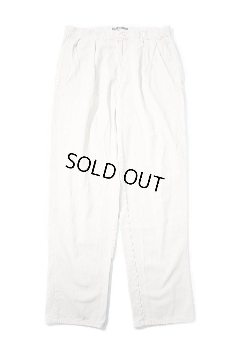 画像1: Used Polo Ralph Lauren Pleated Chino Trouser Stone ラルフローレン (1)