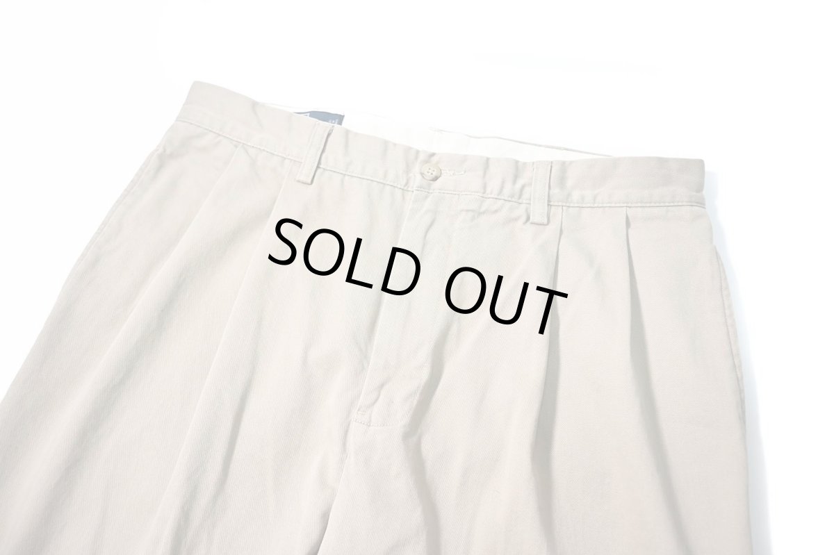 画像2: Used Polo Ralph Lauren Pleated Chino Trouser Khaki "Hammond Pant" ラルフローレン (2)