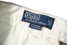 画像6: Used Polo Ralph Lauren Pleated Chino Trouser Khaki "Hammond Pant" ラルフローレン (6)