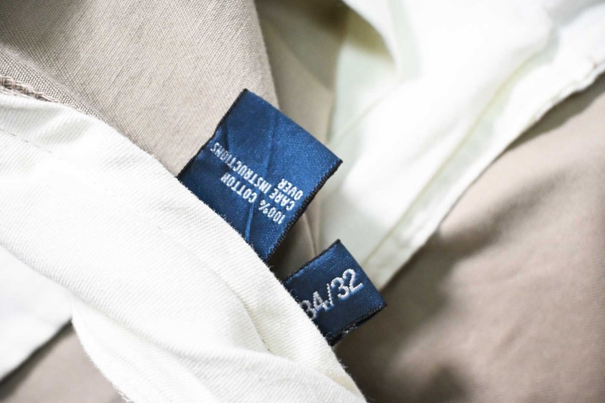 画像7: Used Polo Ralph Lauren Pleated Chino Trouser Khaki "Hammond Pant" ラルフローレン (7)